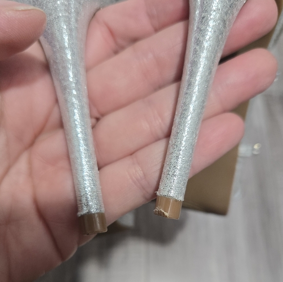 Jessica Simpson Jaeya Sandal Women Silver Rhinestones Sz 8 - Picture 11 of 15